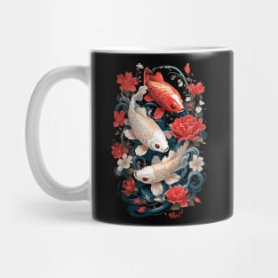 Koi Fish Serenity: Graceful Fins Amidst Tranquil Waters Mug